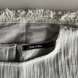 NWT Anthropologie Doe & Rae Shirt Women's Size L Sage Green